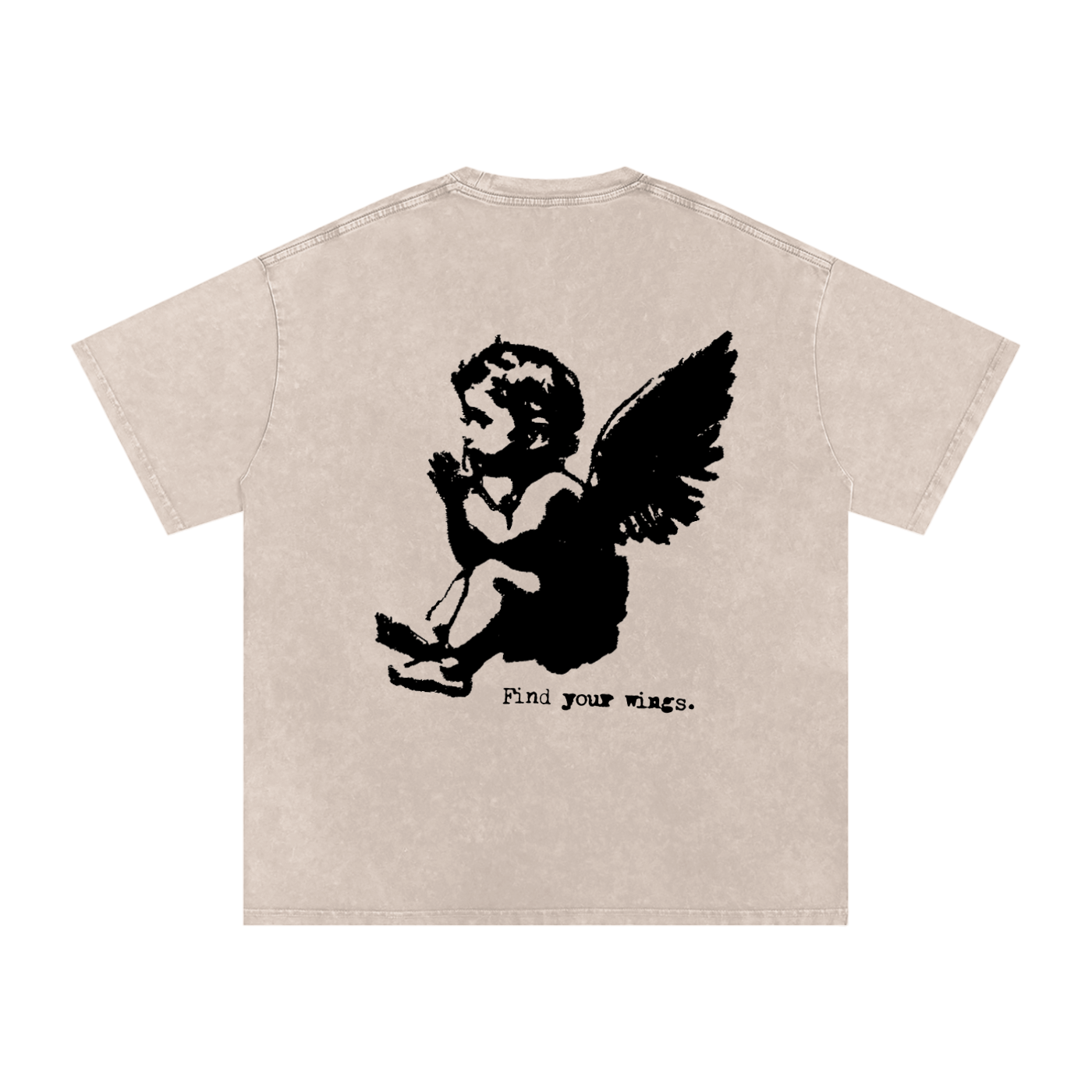 find your wings - oversized tee - VOID_