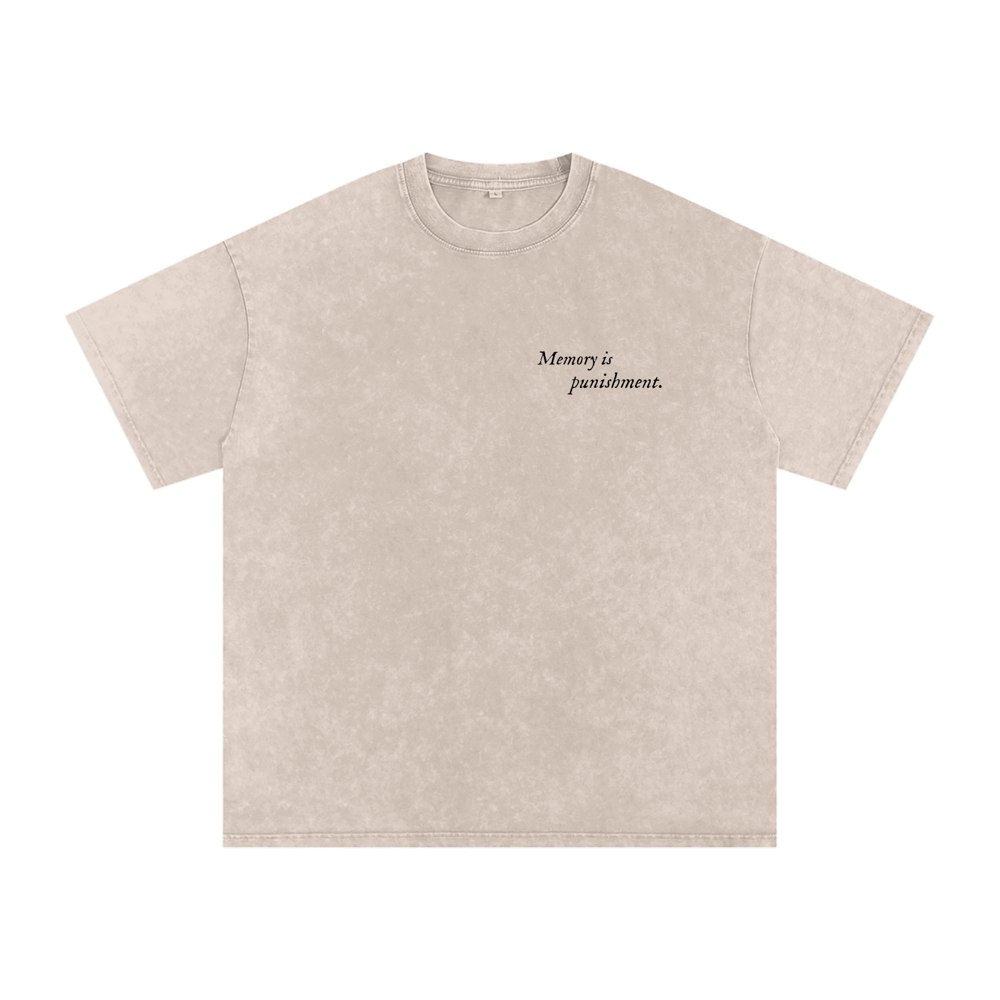 memory is punishment - oversized tee - VOID_