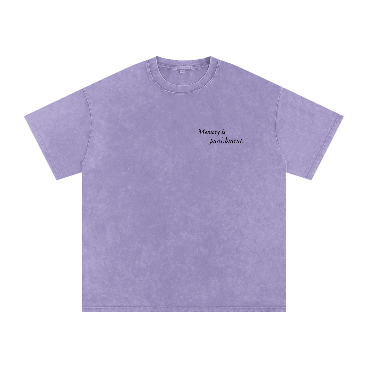 memory is punishment - oversized tee - VOID_