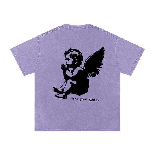 find your wings - oversized tee - VOID_