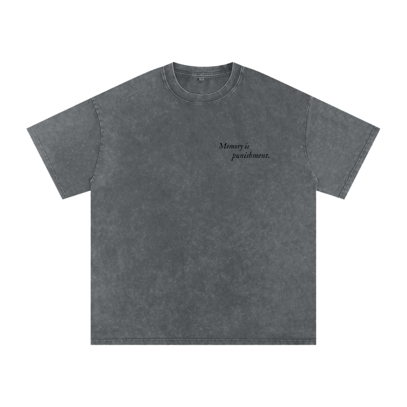 memory is punishment - oversized tee - VOID_