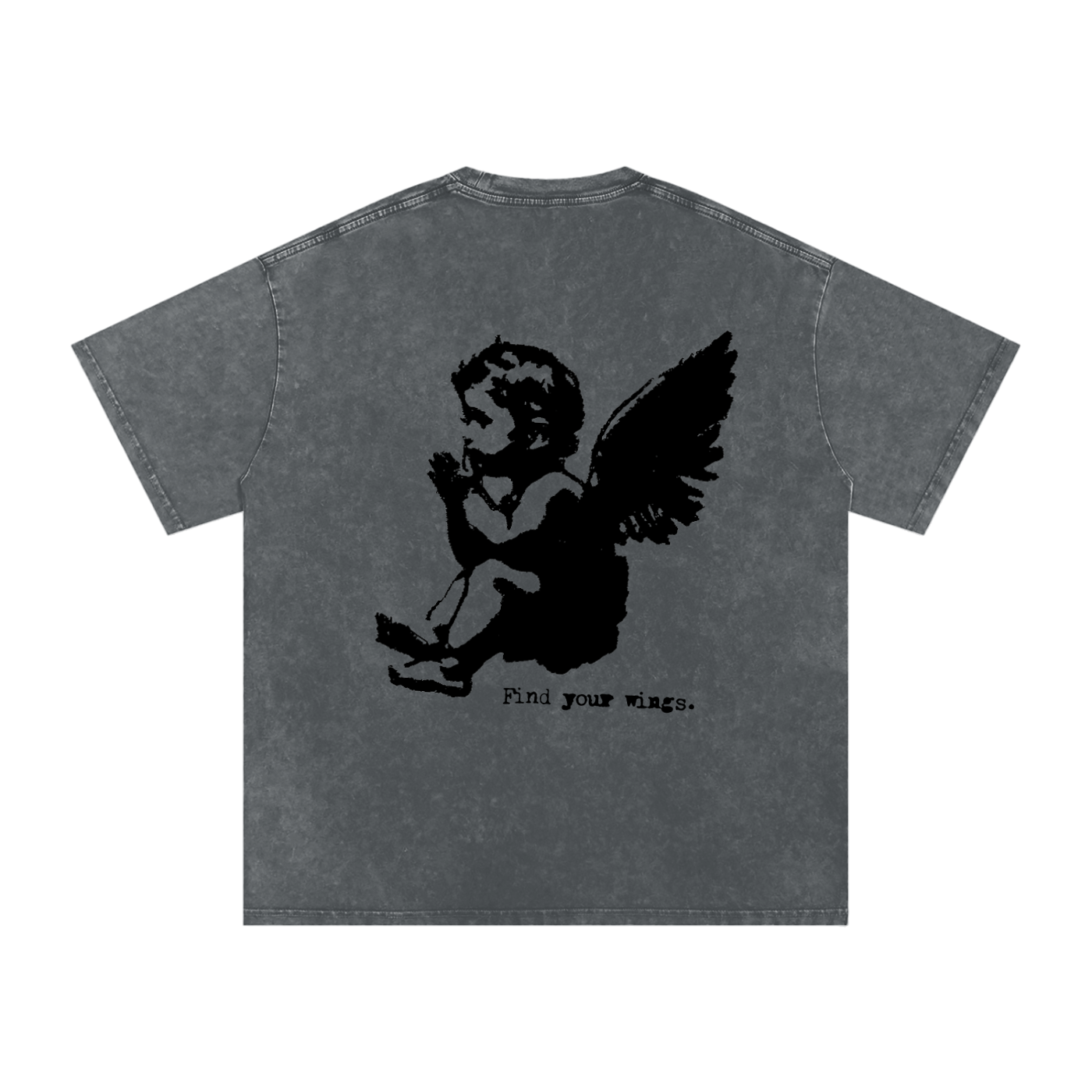 find your wings - oversized tee - VOID_